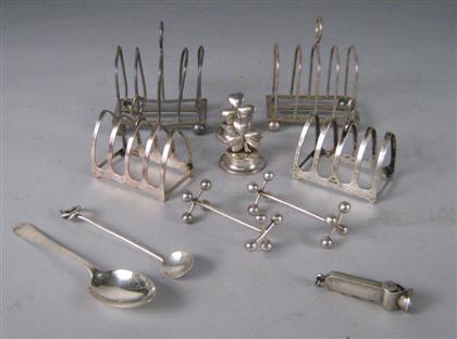 Assorted English sterling silver