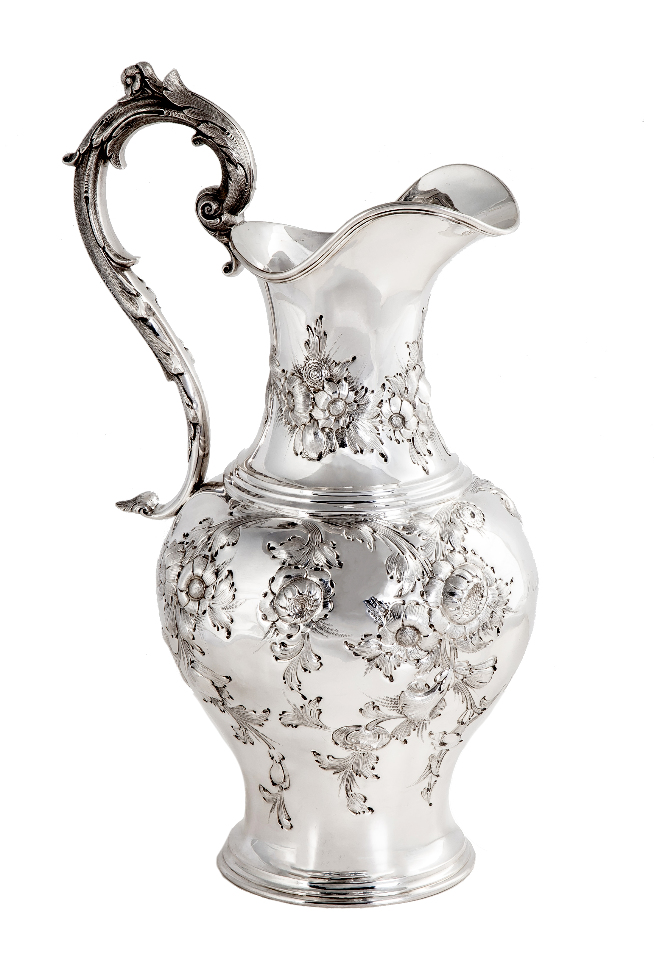 JOHN C. MOORE STERLING SILVER PITCHER