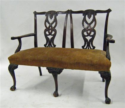 George II style mahogany carved 4b80e