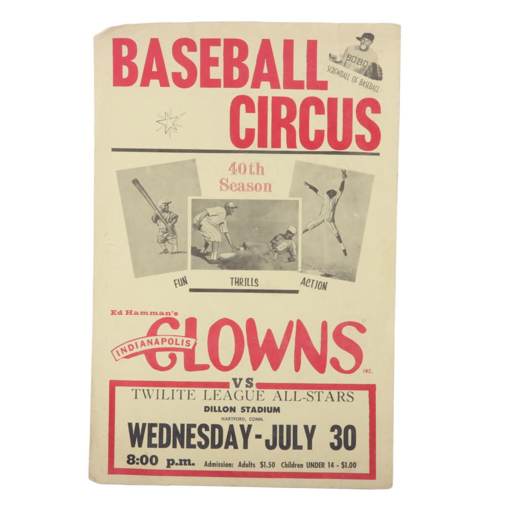 NEGRO LEAGUE BASEBALL CIRCUS POSTER 2f30d7