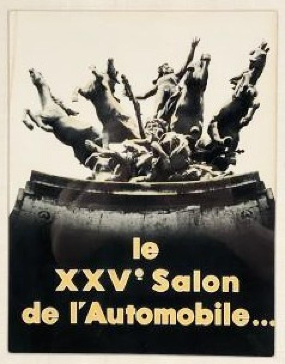 LE XXV SALON DE L AUTOMOBILE LITHOGRAPH  2f30df