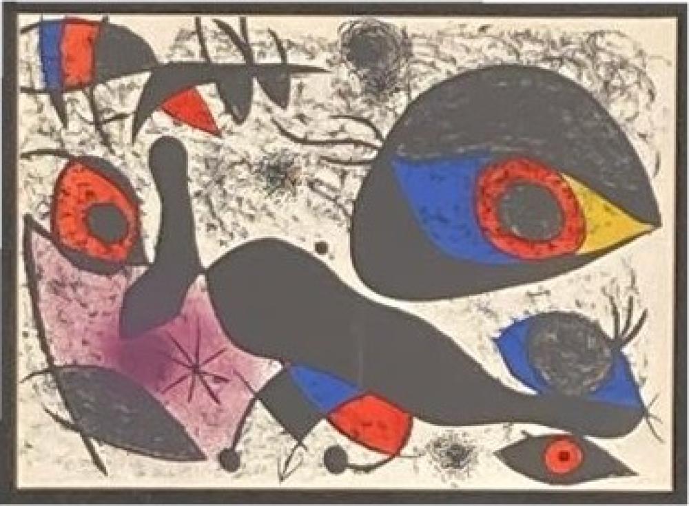 JOAN MIRO 1893 1983 COLOR LITHOGRAPH  2f3144