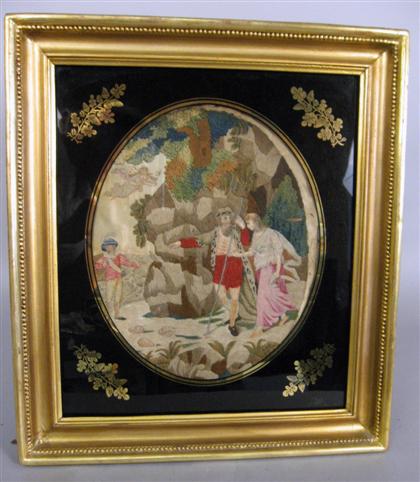 English needlework picture 18th 19th 4b823