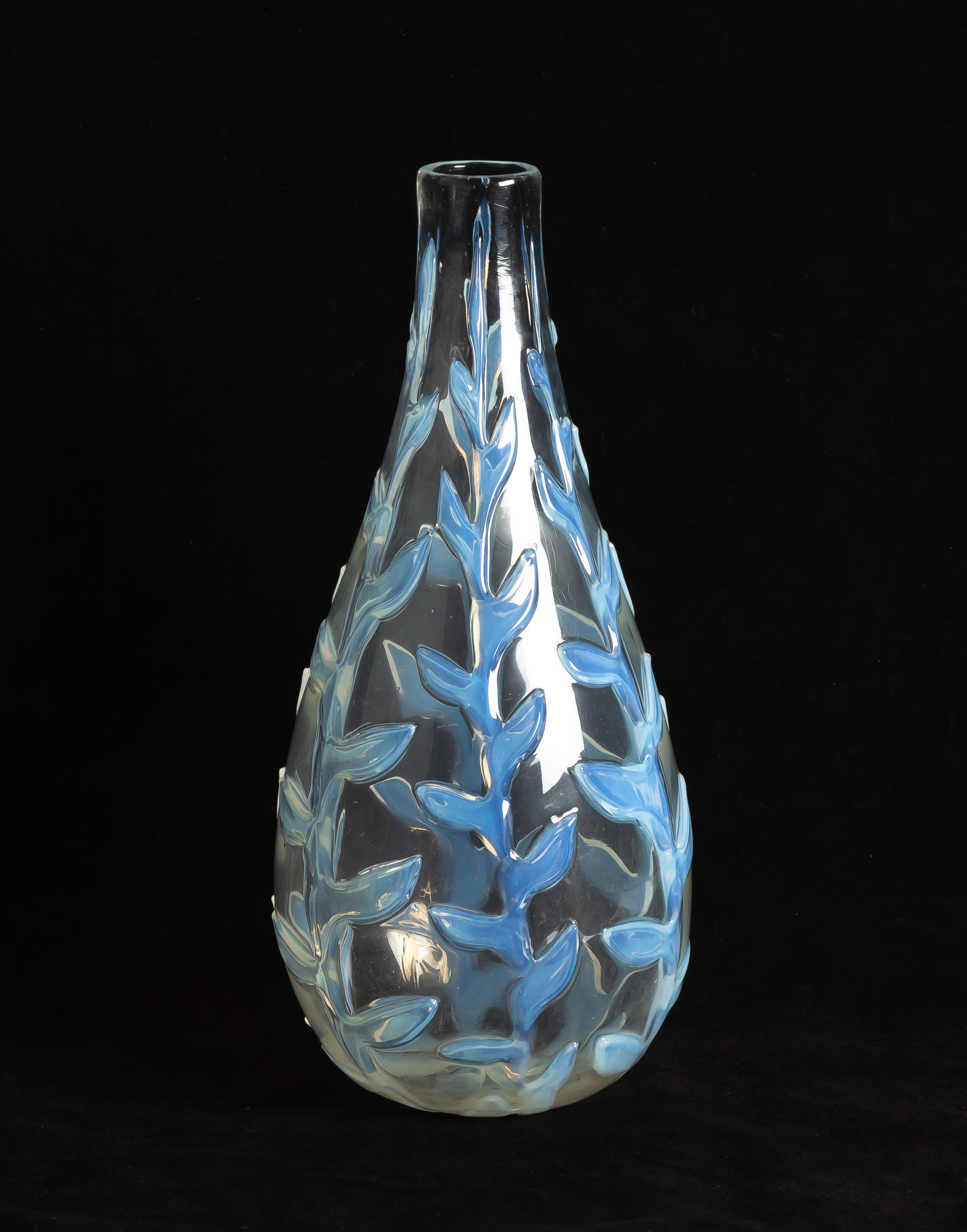 OPALINO A FIAMMA VASE Italian,