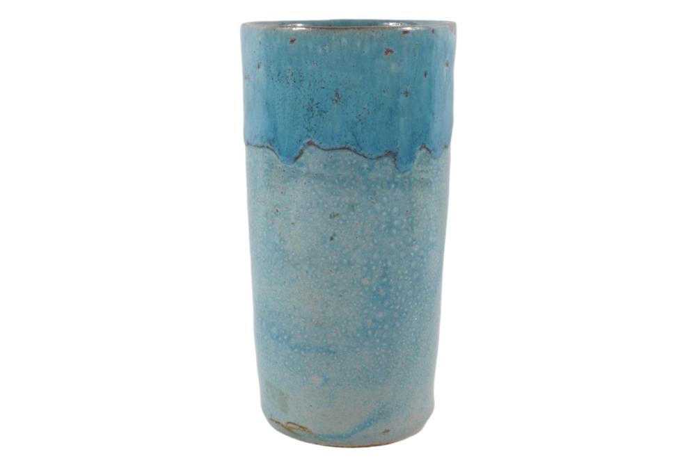 NORTH STATE POTTERY CYLINDER VASE,