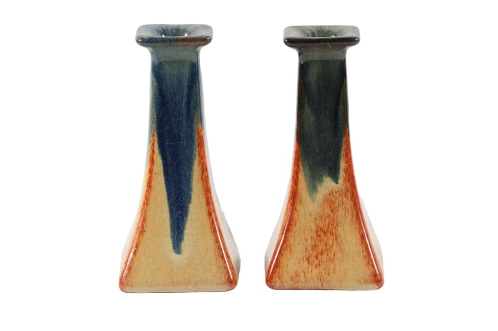 PAIR OF MUNCIE CANDLESTICKS 6  2f3281