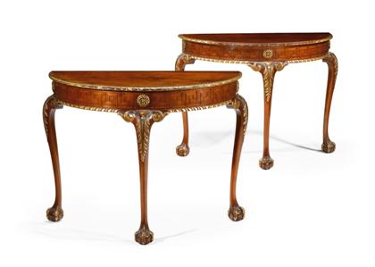 Pair of George II style parcel gilt 4b84e