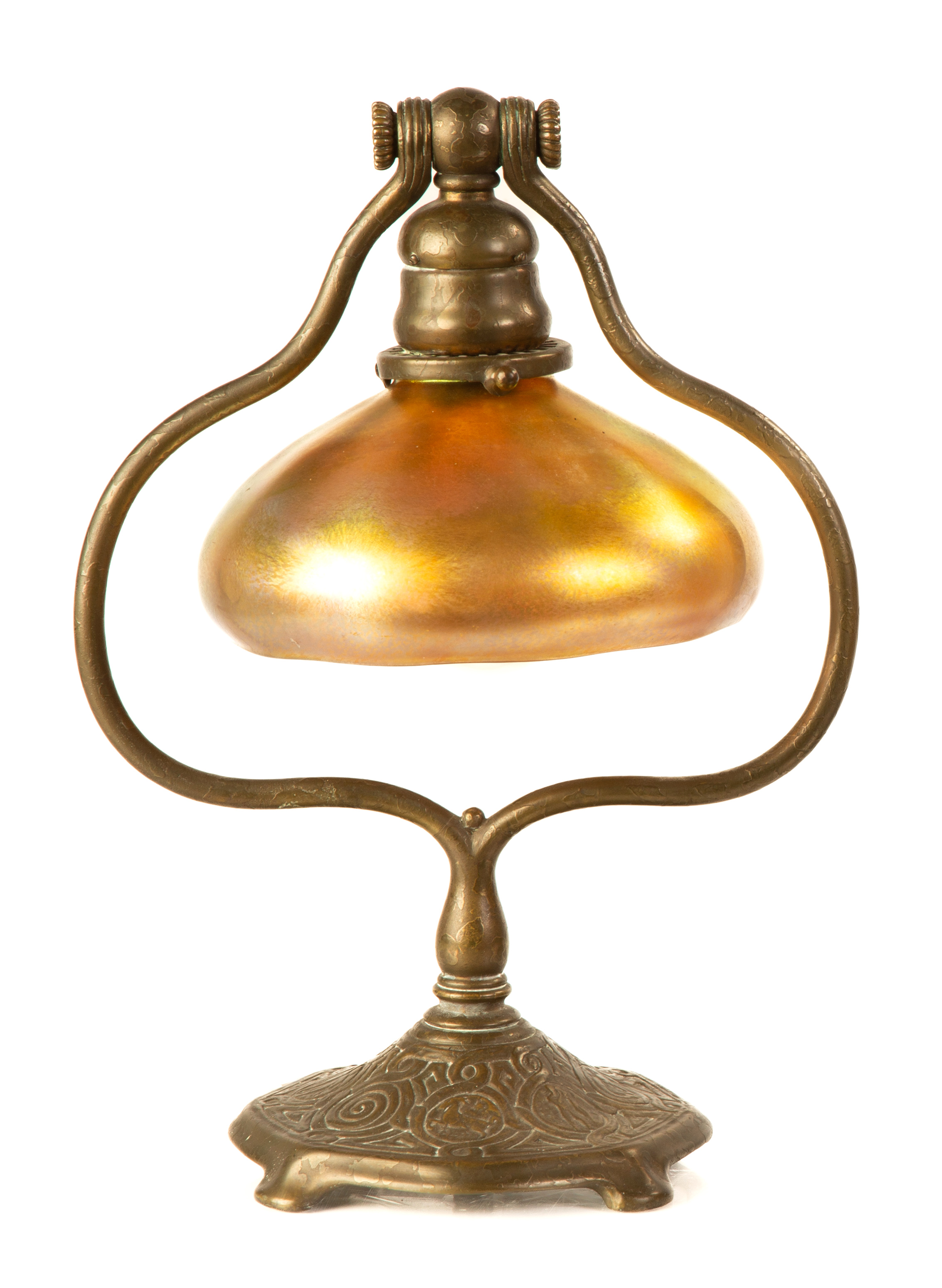 TIFFANY STUDIOS DESK LAMP Bronze