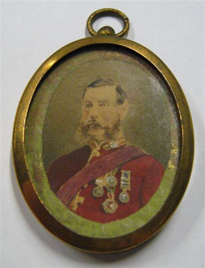 English portrait miniature of a