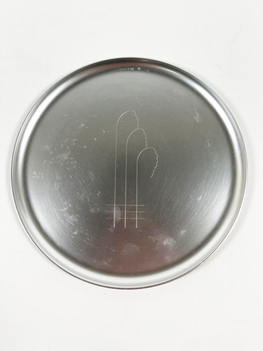 ART DECO IMPERIAL PLATE WITH LINEAR 2f335e