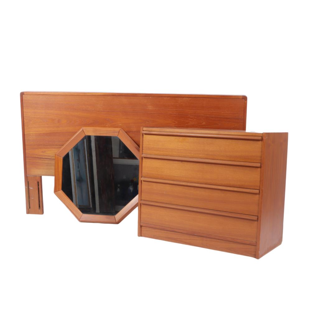 DANISH MODERN VINTAGE WOOD VENEER 2f3380