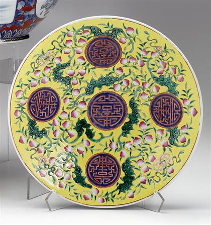 Chinese famille jaune porcelain 4b865