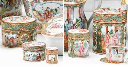 Seven Chinese export porcelain 4b867