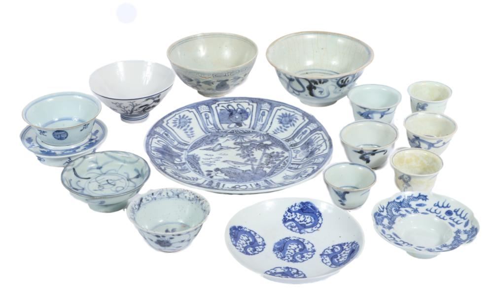 CHINESE AND ANNAMESE? ANTIQUE BLUE