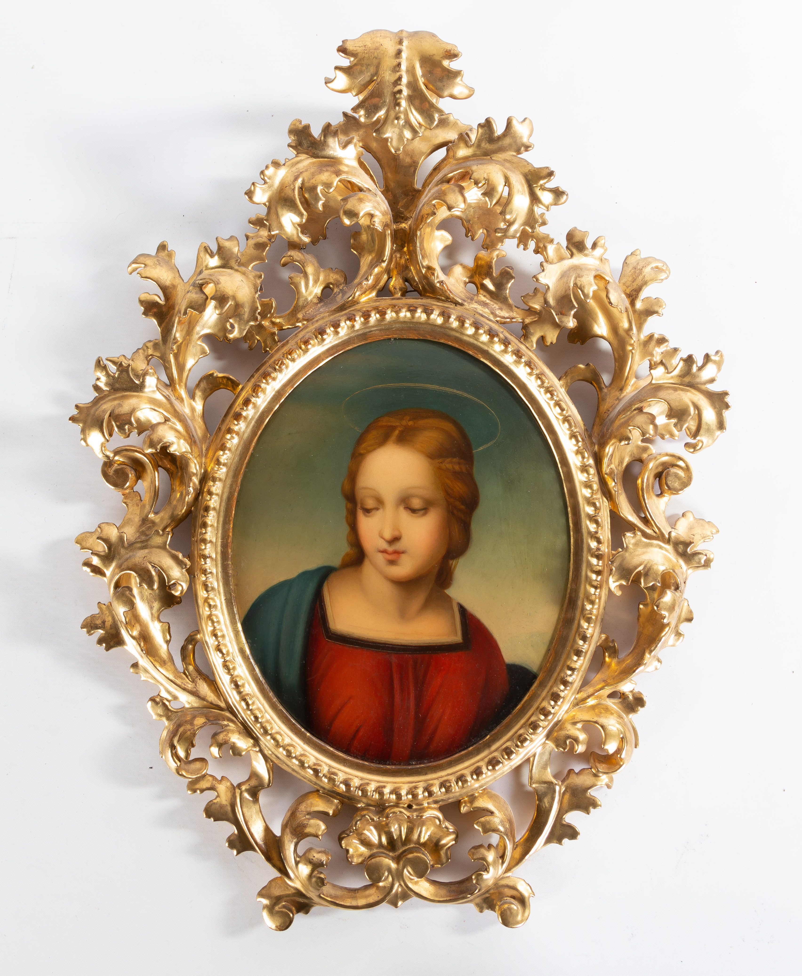19TH CENTURY MADONNA OF THE GOLDFINCH  2f34f7
