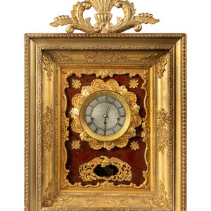 An Austrian Giltwood Wall Clock Mid 19th 2f5d20