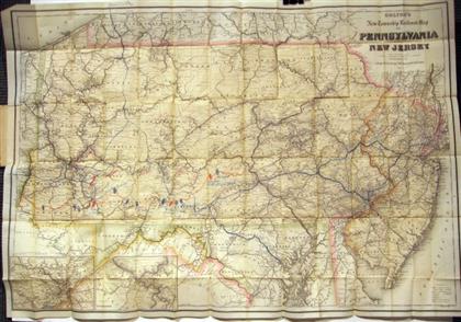 3 pieces.  Fold Maps: Colton, G.W.G.