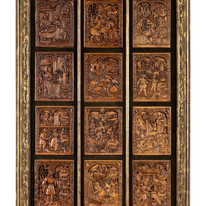 Twelve Continental Carved Relief 2f5d56