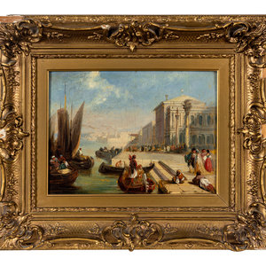 Canaletto School 18th 19th Century Venice oil 2f5d5d