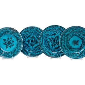 A Set of Four Persian Turquoise