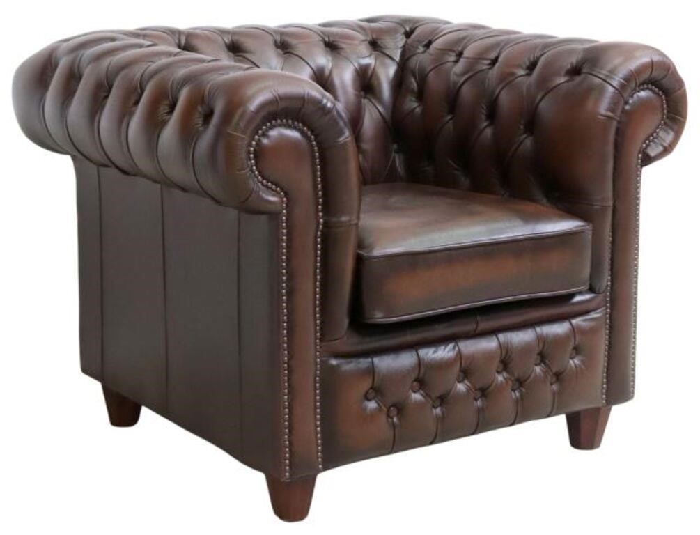 ENGLISH CHESTERFIELD TUFTED LEATHER 2f5dc6