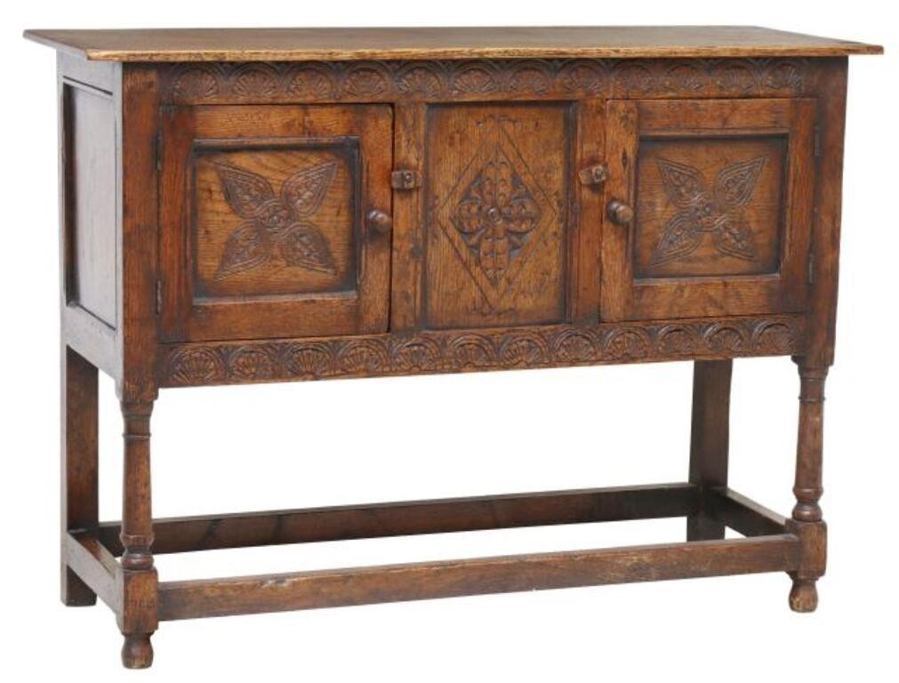 ENGLISH JACOBEAN REVIVAL CARVED 2f5e26