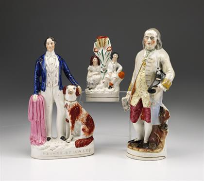 Three Staffordshire figures  4bcb2