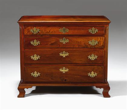 Chippendale walnut chest of drawers 4bcb4