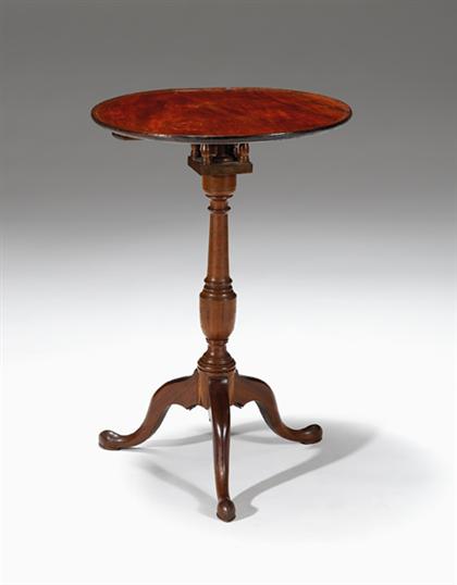 Queen Anne mahogany candlestand 4bcb5