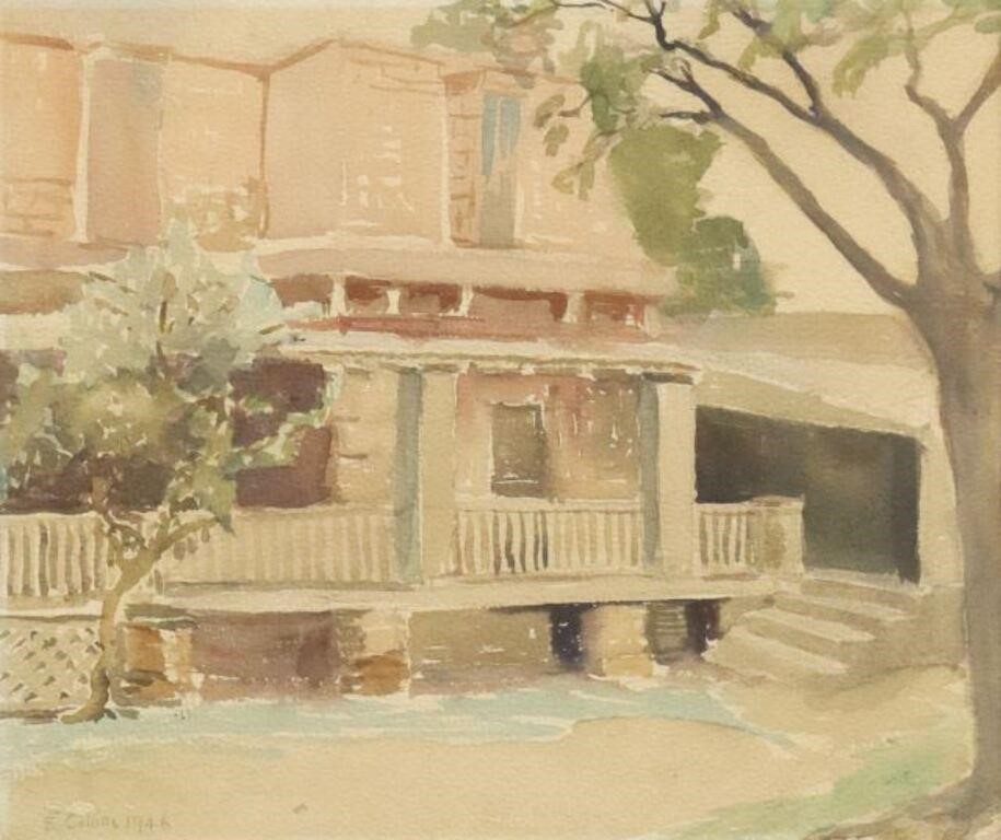 EDNA COLLINS AUSTIN TX WATERCOLOR 2f5f45