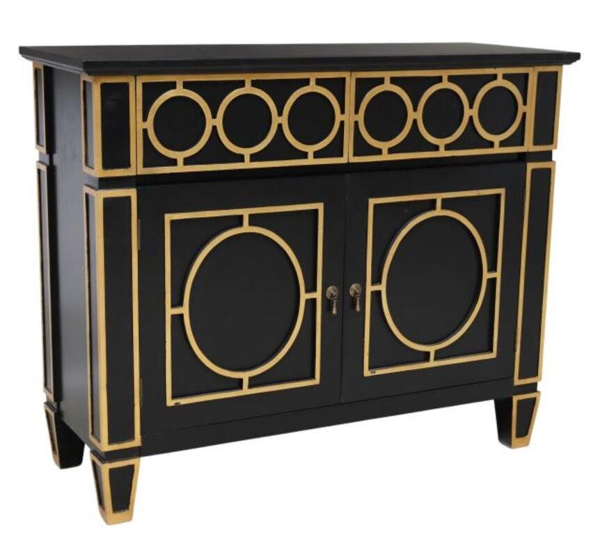 SAN MARIA PARCEL GILT BLACK PAINTED 2f5f8d