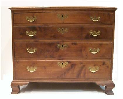 Chippendale mahogany chest of drawers 4bcc2