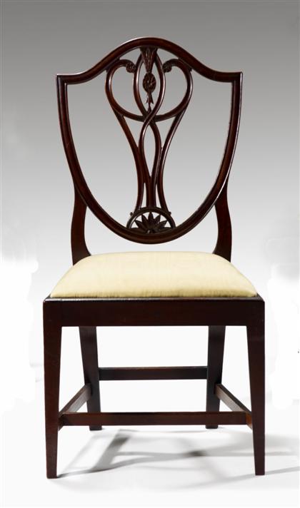 Federal mahogany side chair   