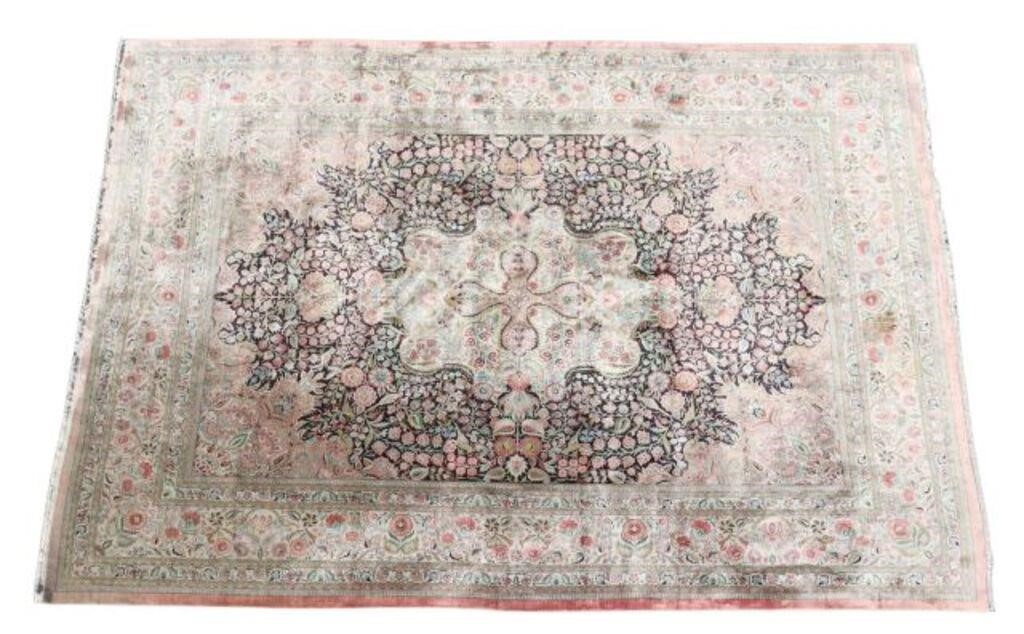 HAND-TIED KASHMIR RUG, 12'1" X