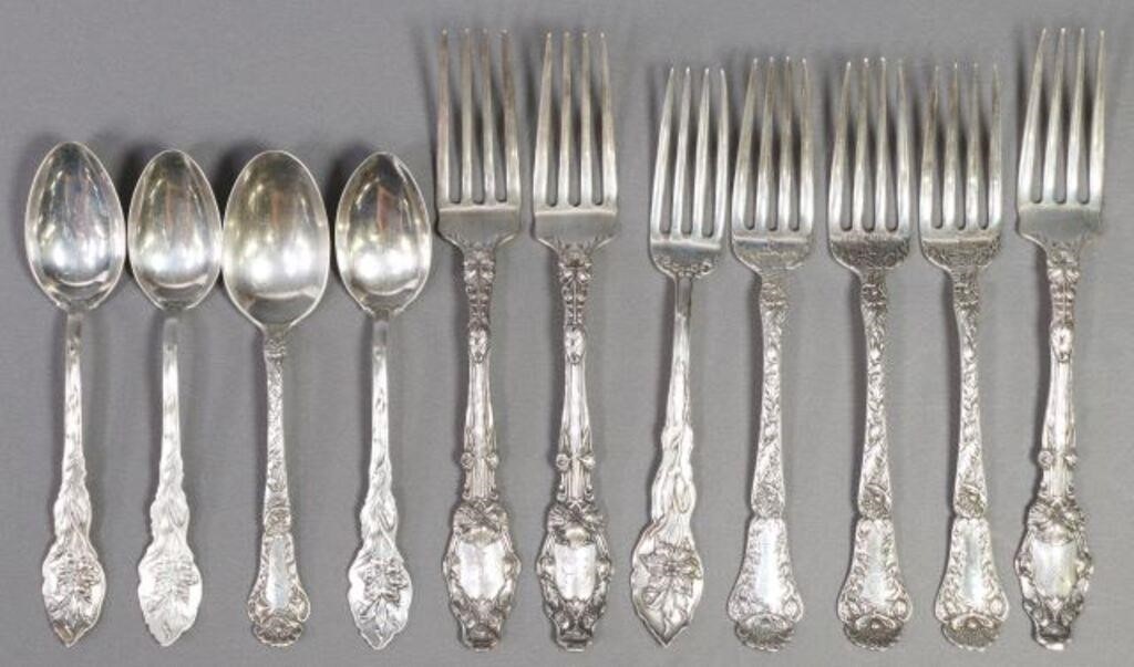 (11) AMERICAN STERLING SILVER FLATWARE,