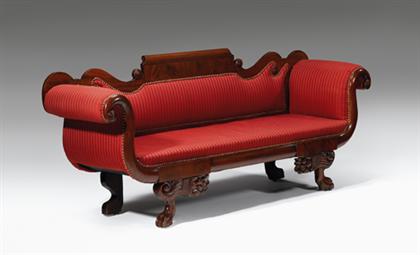 Late Classical mahogany sofa  4bce0