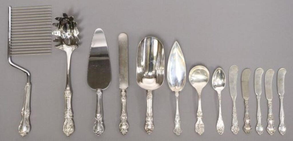 (13) AMERICAN STERLING SILVER FLATWARE,