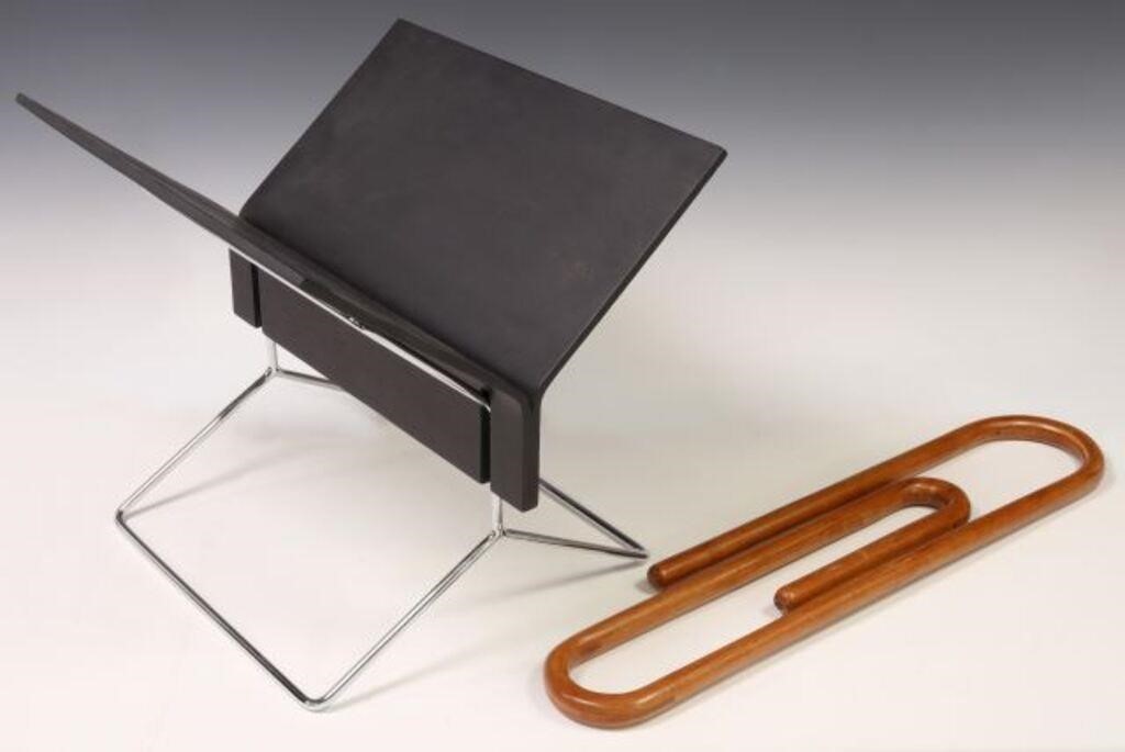 2) MODERN OFFICE ACCESSORIES SCULPTURE