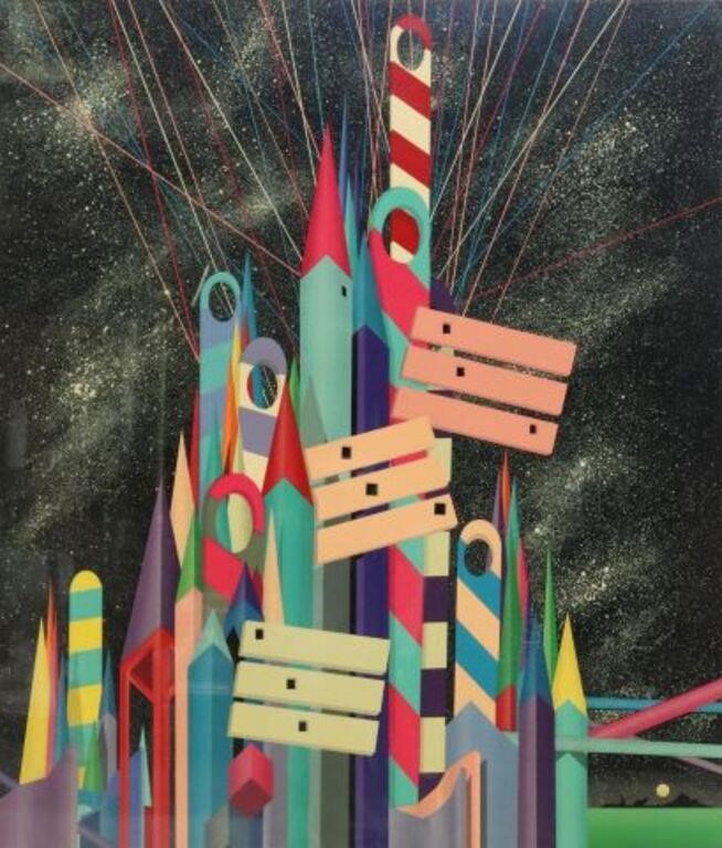 STAN SOLOMON (B.1946) SERIGRAPH