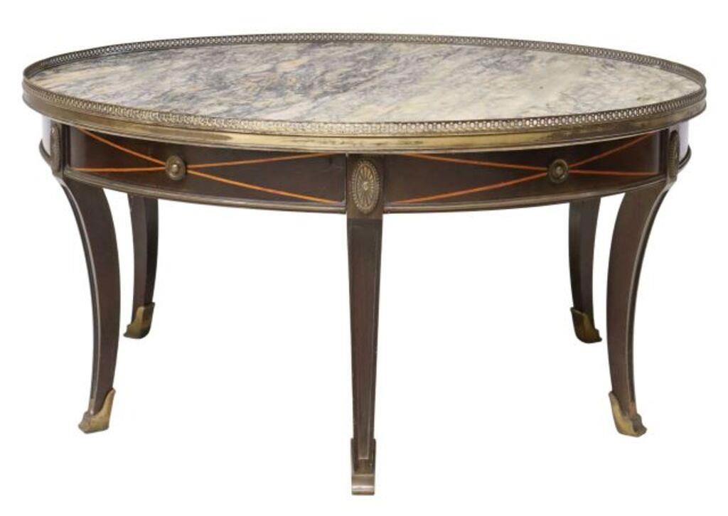 FRENCH STYLE MARBLE-TOP INLAID