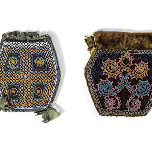 Eastern Woodlands Beaded Bags mid 19th 2f6227