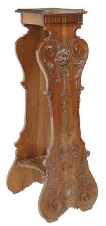 RENAISSANCE REVIVAL CARVED WALNUT