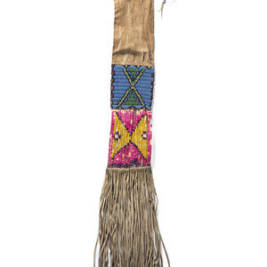 Sioux Beaded and Quilled Tobacco