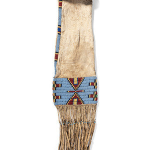 Central Plains Beaded Hide Tobacco