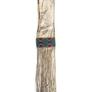 Central Plains Beaded Hide Tobacco