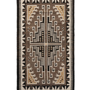 Navajo Two Grey Hills Pattern Weaving