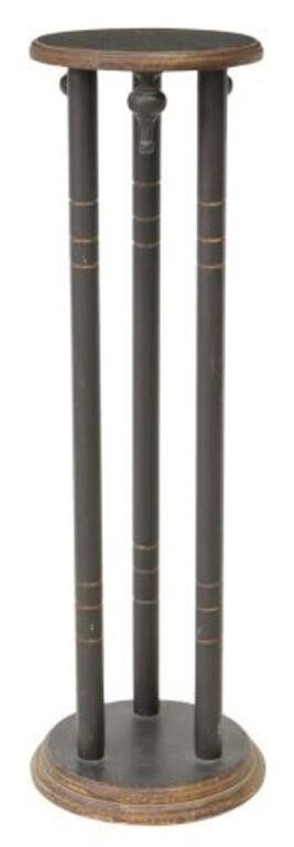 EBONIZED & DROP FINIAL PEDESTAL