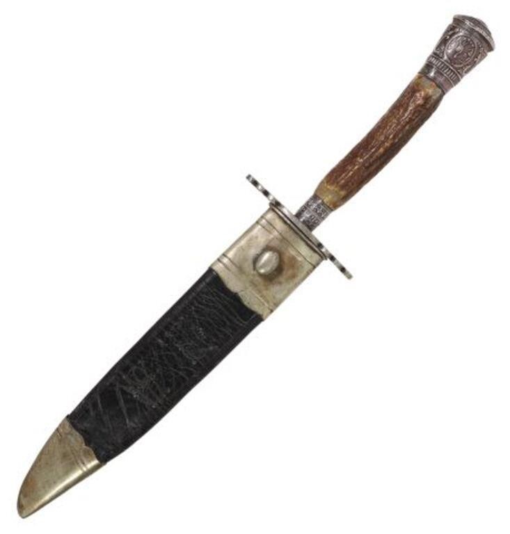 F. WARD C.1891 SHEFFIELD KNIFE, 9 BLADE,