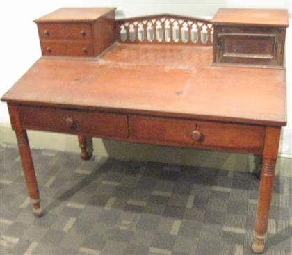 Pine accounting desk    possibly pennsylvania,