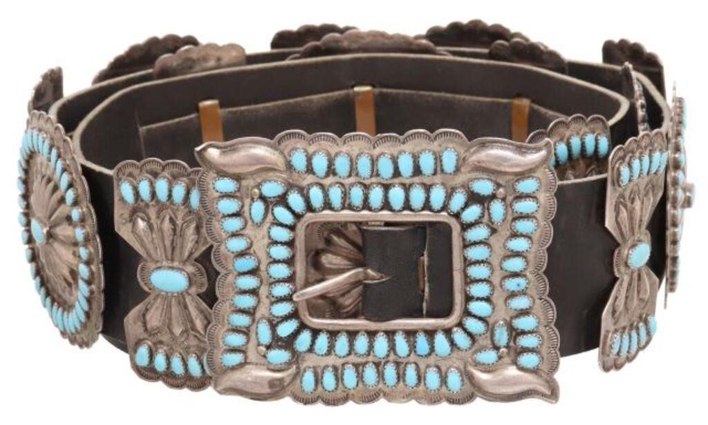 LARRY MOSES BEGAY SILVER & TURQUOISE